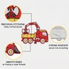 Toppe Termoadesive Bambini 16 Pezzi Patch per Veicoli da Cantiere