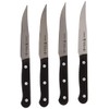 HENCKELS Solution Steak Knife Set, 4-piece, Black/Stainless Steel
