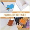 sourcing map 8 Pcs Stretched Canvas for Painting, 6 x