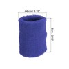 PATIKIL 48 Pack Sports Wristbands Sweat-absorbent Cotton Wristbands for Tennis,