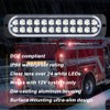 AT-HAIHAN Pack of 2 Aluminum Housing Clear Lens White LED