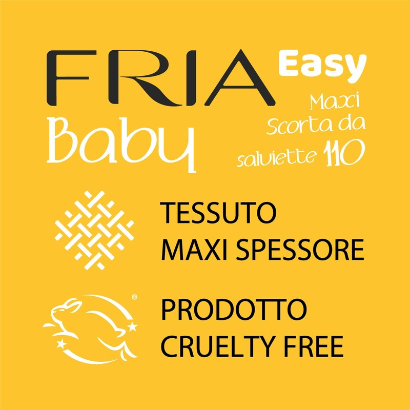 Fria Easy Baby Nappy Changing Wipes with Aloe Vera and