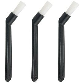 FMHXG 3PCS Coffee Machine Cleaning Brush Semi Automatic Bent Nylon Bristle Brush 25x10mm/0.98 x 0.39 inches Cleaning Brush Used for Coffee Grinders Milk Frothers Soy Milk Machines