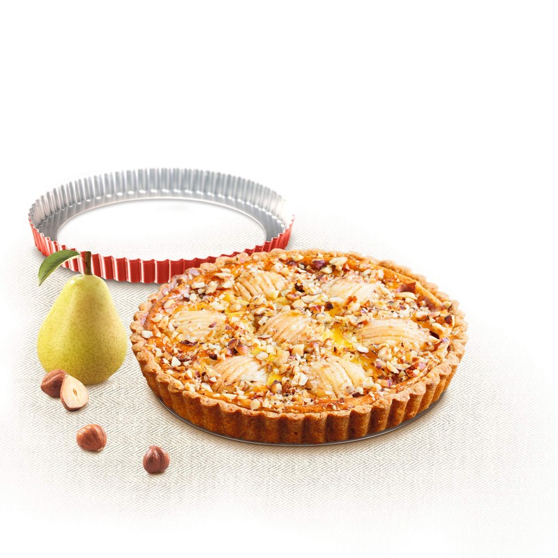 Tefal Delibake J1641574 Tart Baking Mould 28 cm Non-Stick Coating