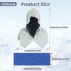 6 Pcs Cooling Hoodie Towels, 2 Style Cooling Sweat Towel,