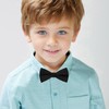 Bskifnn Velvet Kids Bow Tie Classic Solid Color Bow Tie