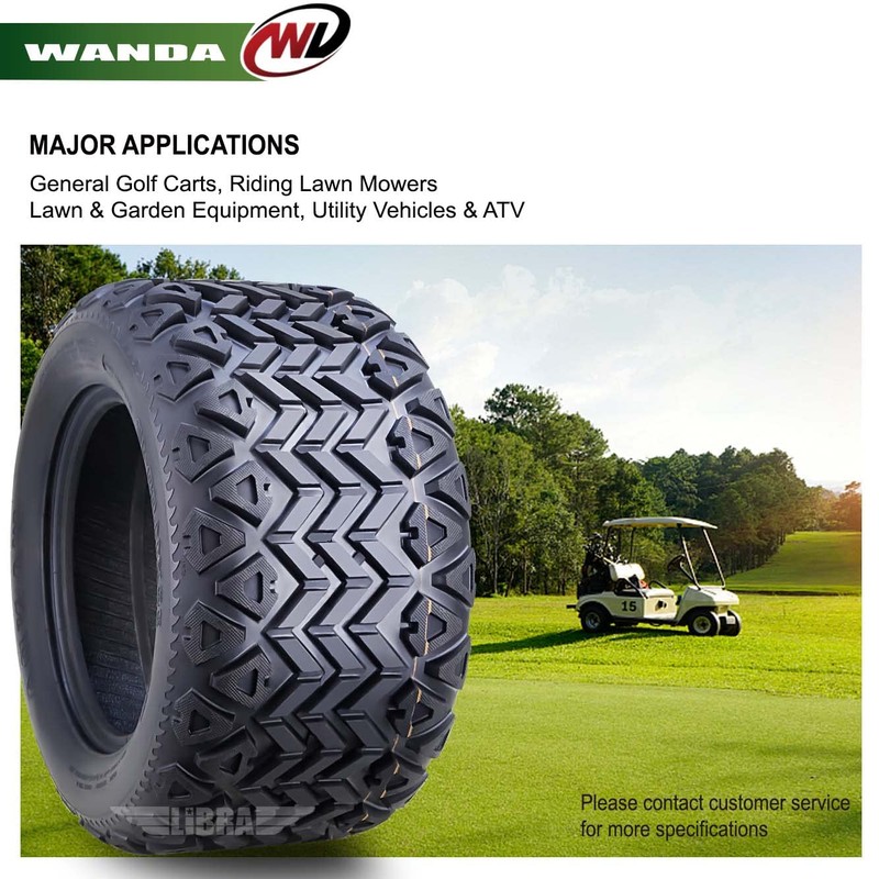 WANDA 23X10.5-12 Golf Cart ATV Tires 4 Ply 23X10.5x12 14034