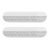 100Pcs Hair Heat Shield Guards with Scale Single Hole PVC
