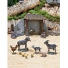 Christmas Nativity Figurine - J.L. Mayo - Pig and Goat