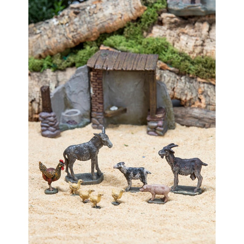 Christmas Nativity Figurine - J.L. Mayo - Pig and Goat