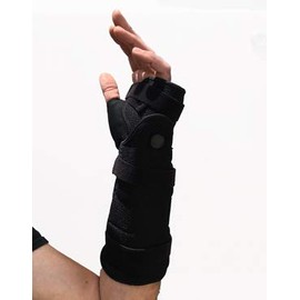 Alpha Medical Range of motion wrist brace with adjustable flexion and extension control. Malleable forearm splint design. Superior wrist immobilization. (Small)