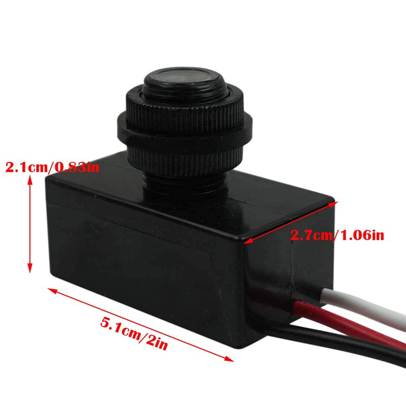 MGGi DC Sensor Photoelectric Light Switch for Outdoor Lighting Fixtures,