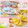 APTWOW Easter Napkin Rings Set of 6