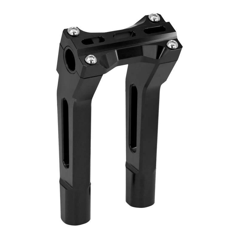 HDBUBALUS Pullback 10" Riser Clamp For Harley 1" 1.25" Handlebar