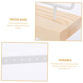 Baluue Decorative Jewelry Rack Small Three Earring Display Stand for Organizing and Showcasing Jewelry Crystals and Small Items Durable and Elegant Design for Dressing Tables and Trade