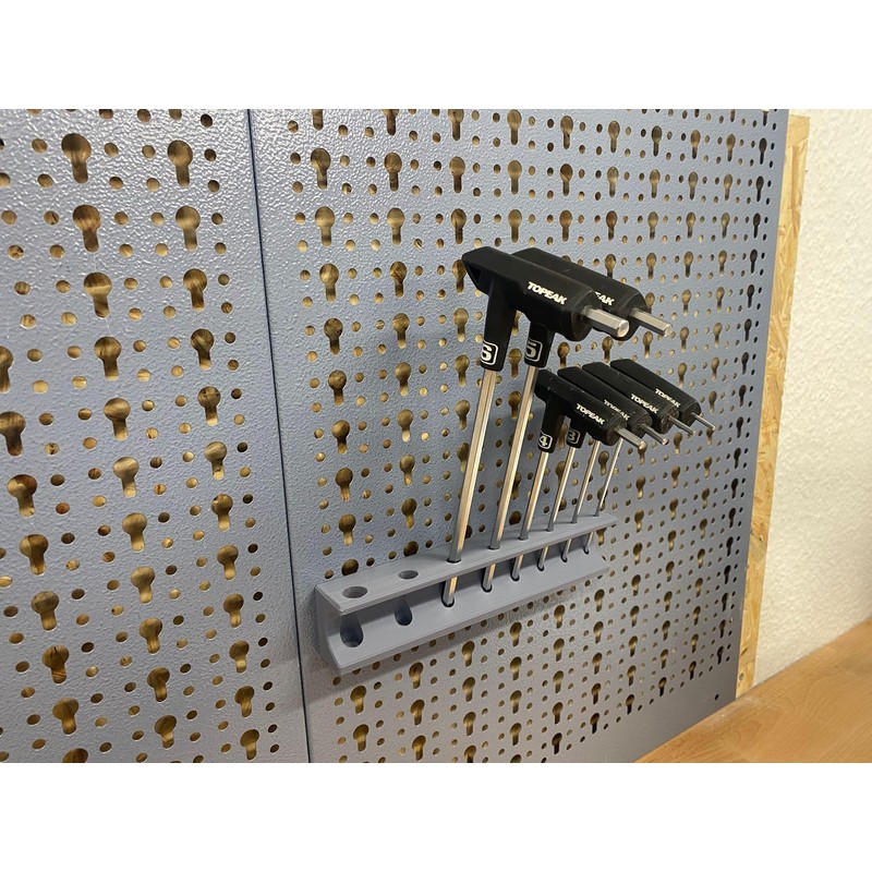 Hexagon Socket T-Handle Holder for Küpper Accessories Perforated Wall System