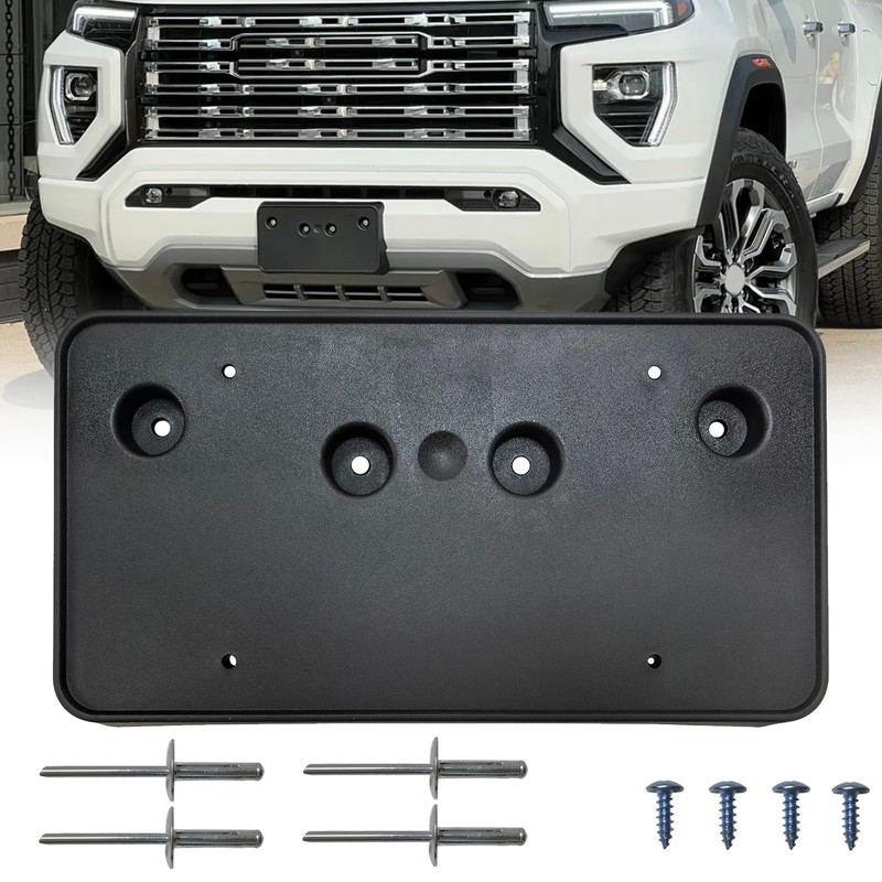 KYYET Front Bumper License Plate Frame Bracket Tag Holder Fits