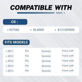 KELOKE Door Lock Latch Actuator Compatible with Kia Sorento 2011 2012 2013 2014 2015, Front Left Driver Side, Replace# 813102P000, 81310-2P000