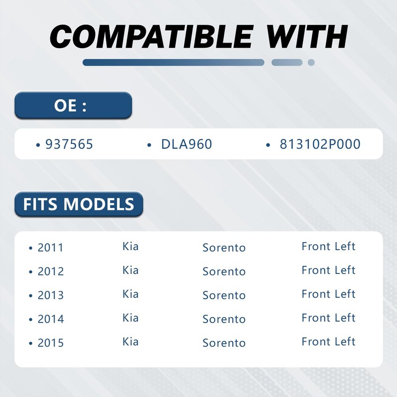 KELOKE Door Lock Latch Actuator Compatible with Kia Sorento 2011