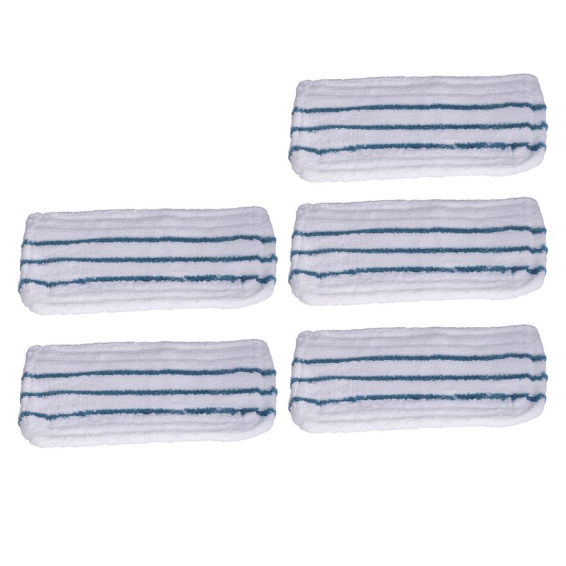 5PCS Washable Fiber Mopping Pads Replacement Steam Mop Accessory Fit
