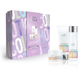 Wella Professionals ColorMotion Limited Edition Hair Care Trio Set – Color Protect Shampoo 250ml, Moisturizing Conditioner 200ml & Repairing Mask 150ml for Colored Hair