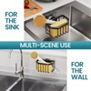 TAILI Sponge Holder with Strong Suction Cup, Dish Sponge Caddy