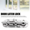Door Latch Lock 110x38mm 316 Stainless Steel High Accuracy Electrolytic