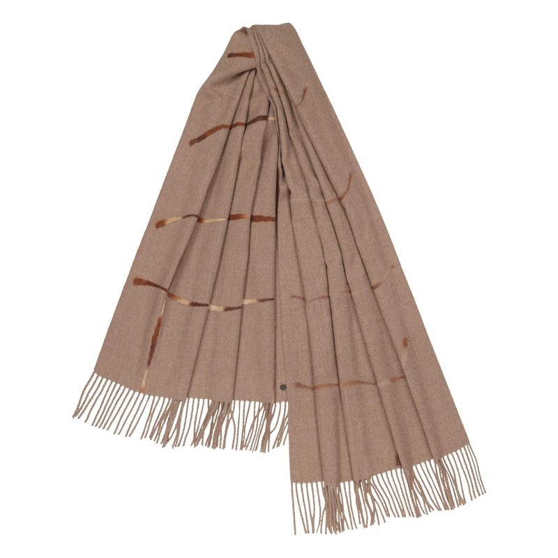 FRAAS Scarf with Checked Pattern - 195 x 65 cm