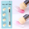 Nail Art Sponge Brush Applicator with 4 Pieces Replacement Head,