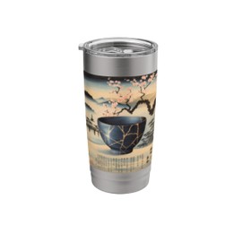 Kintsugi Repair Pot Gold Japanese Culture Pottery Japan Art Stainless Steel Insulated Tumbler