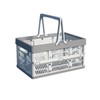 ZANZER Collapsible Storage Crate -9L Foldable Handle Crate Storage Basket