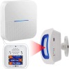 EverNary Wireless Motion Sensor Alarm With Portable Pager Caregiver Monitoring