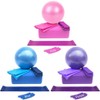 5pcs/set Fitness Yoga Ball Yoga Blocks Stretching Strap Resistance Loop