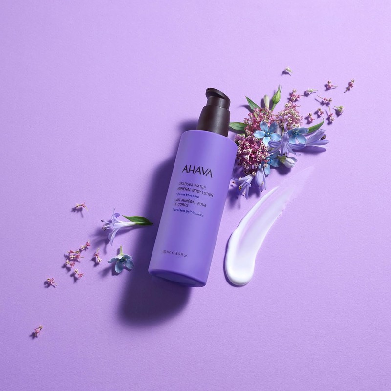 AHAVA Dead Sea Mineral Body Lotions, Spring Blossom, 8.5 Fl.
