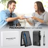 umoven Wallet for Men - with Money Clip Slim Leather