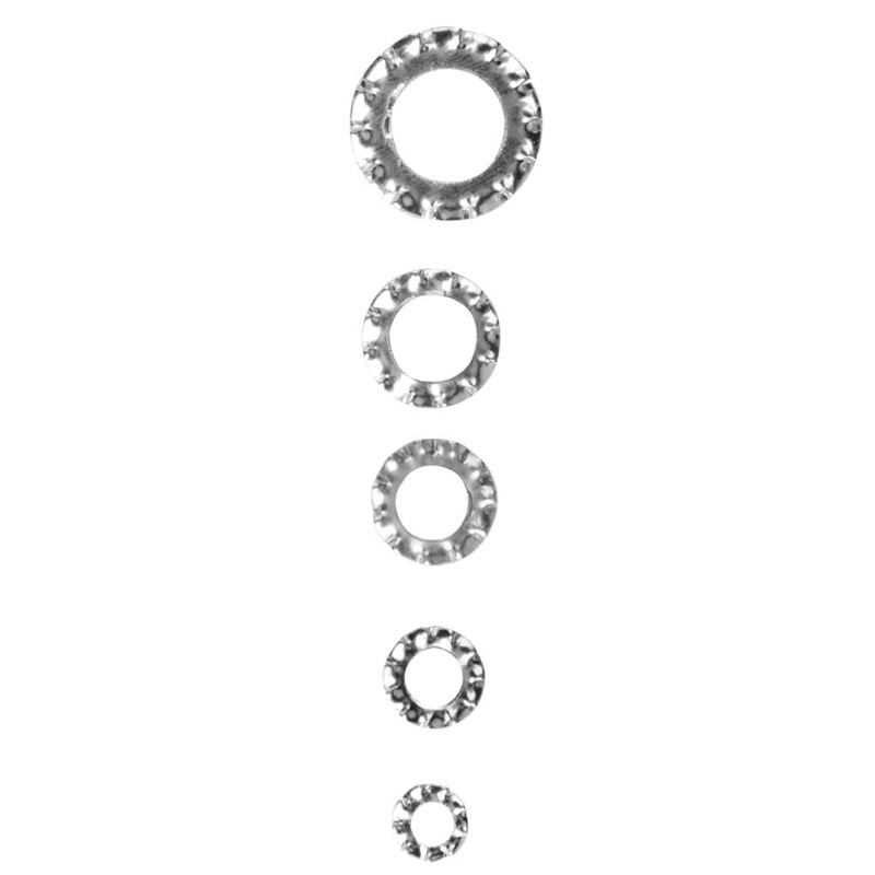 Fafeicy Pack of 700 M3/M4/M5/M6/M8 Serrated Washers Galvanised Locking Washers
