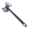 Ice Crushers,Aluminium Alloy Round Silver Meat Hammer Meat Tenderizer Tool