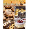 HULISEN Stainless Steel Biscuit Cutter Set, Pastry Scraper and Dough