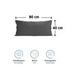 Komfortec 100% Cotton Cushion Covers, Set of 2, 40 x