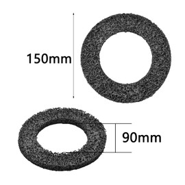 Lguaquanx Radnabenschleifer für Reifenwechsel Felgenreinigung, Innen-Ø 90 mm, außen-Ø 150 mm für 1/2" Schlagschrauber, Schnelle Reinigung von Rost & Verschmutzungen an Radnaben