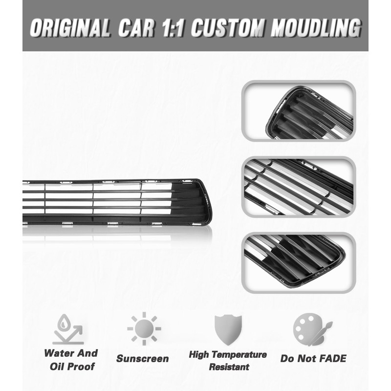 TMNIFLEG Front Lower Bumper Grill Grille Compatible With Toyota Camry