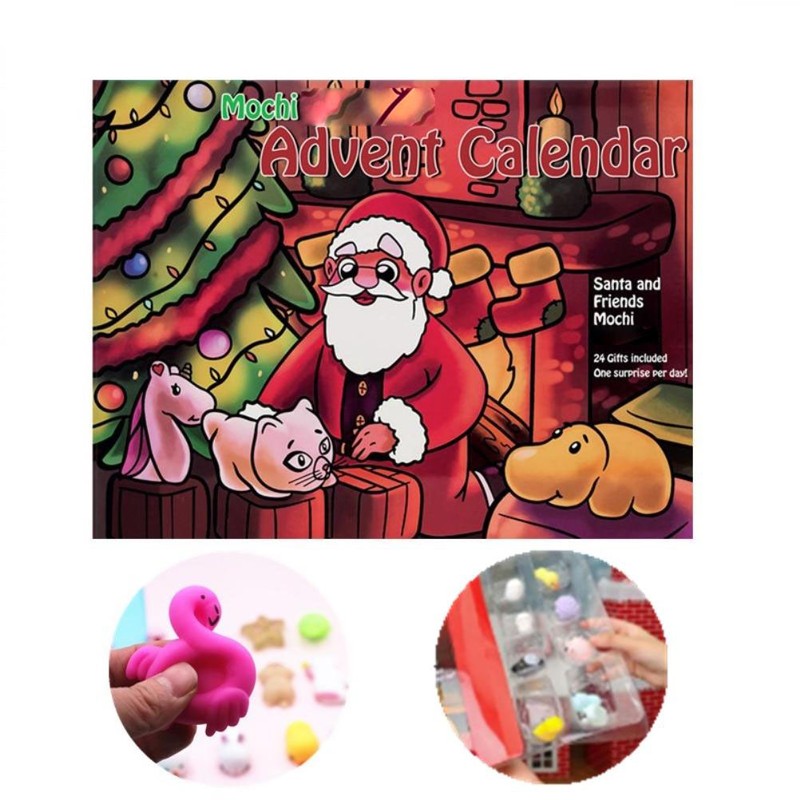 2021 Christmas 24 Days Countdown Calendar Blind Box Relieve Stress