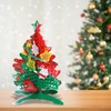 3D Christmas Tree Decorations Toy Sensory Activity Board: Double-Sided Silicone