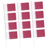 KONTONTY 20pcs Qatar 32 Flag Small Flags on Stick National