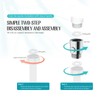 YMWALK New 2-Pack G1/2 Shower Shut Off Valve, Universal Water