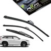 TOSTMOLT 3pcs Front+Rear Direct Fit Windshield Wiper Blades Compatible With