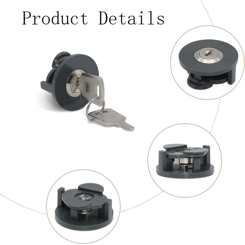 2 x Lockable Socket Lock for European Sockets, Prevents Electricity