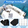 Luojiedejinbiao 12760-7 Fishing Rod Straps for Boat Deck 10 in