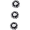 Baluue 30 Piezas red de redecilla bollo de red invisible