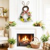 Easter Bunny Spring Wreath for Easter Decorations Artificial Easter Rabbit